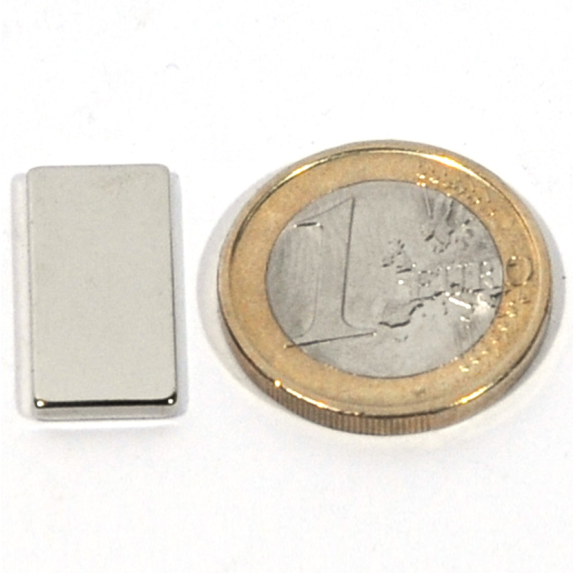Bloque de magnet de neodimio 20x10x2mm, potencia 2.1 kg Bloque de magnet de neodimio 20x10x2mm, potencia 2.1 kg-Leer más