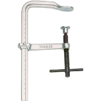 469K-060 - Tornillo de apriete todo acero mango en T 600x120mm Riel 25x12mm-Leer más