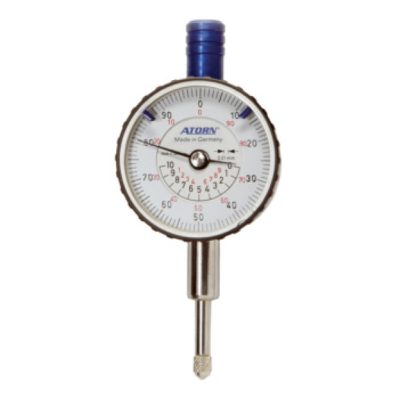 Reloj comparador pequeño ATORN rango 10 mm int. escala 0,01, ind. concént. mm Reloj comparador pequeño ATORN rango 10 mm int. escala 0,01, ind. concént. mm-Leer más