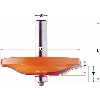 Fresa para plafones hor.c/rodam.HM S:12 D:89x15 (b2)