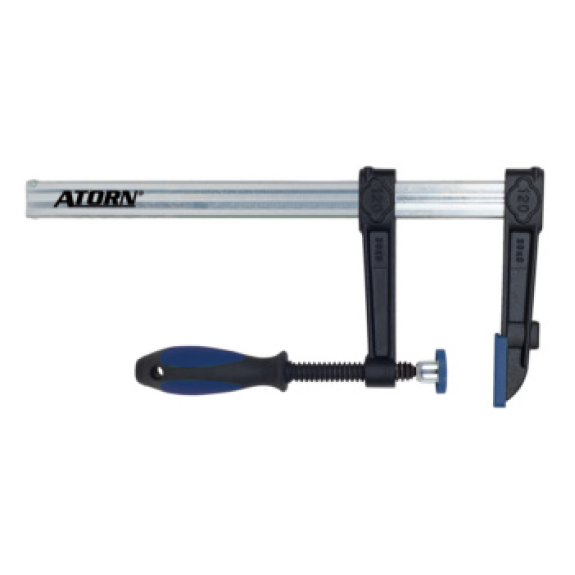Sargento de fundición maleable ATORN 120x65 mm, empuñadura de 2 componentes Sargento de fundición maleable ATORN 120x65 mm, empuñadura de 2 componentes-Leer más