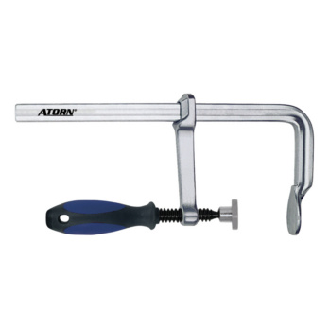 Sargento de acero puro ATORN 400 x 120 mm, mango de 2 componentes-Leer más