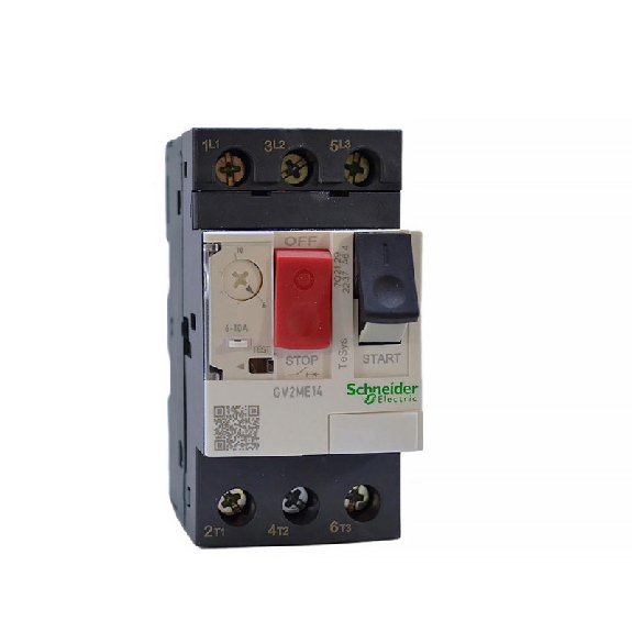 TeSys - Disjoncteur moteur magnéto-thermique GV2ME14 - 3P - commande par bouton poussoir - réglage th. 6 à 10A-Lire la description