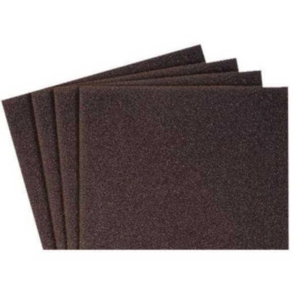 Tissu de Corindon spécial marron, 230 x 280 mm, taille de grain 220-Beschreibung lesen