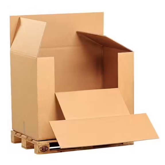 Caisses cartons double cannelure brun 80x120x80 cm par 30 unités Caisses cartons double cannelure brun 80x120x80 cm par 30 unités-Lire la description