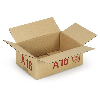Caisses norme automobile carton brun 20x30x12.5 cm par 100 unités