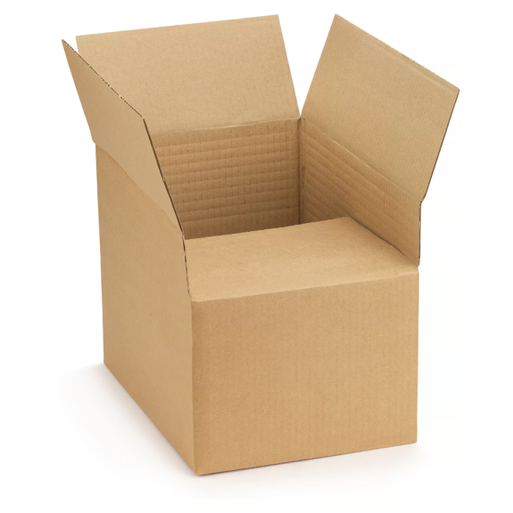 Caisses polyvalentes à hauteur variable carton brun 20,5x20,5x15 cm par 100 unités-Lire la description