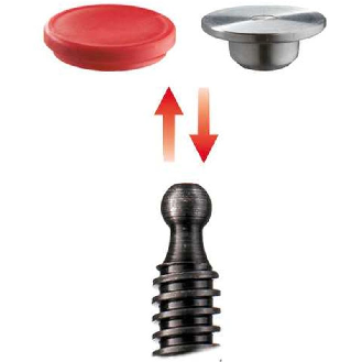 Tornillo de apriete de fundición maleable con empuñadura de madera TG - TG30B8 --Leer más