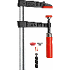 Tornillo de apriete de fundición maleable con empuñadura de madera TG - TG30B8 -