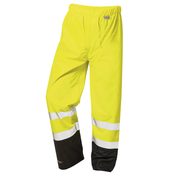 DIRK Warnschutz PU-Regenbundhose , Gelb/Schwarz Gr.XXXXL DIRK Warnschutz PU-Regenbundhose , Gelb/Schwarz Gr.XXXXL-Beschreibung lesen