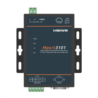 Mport3101 - servidor serie de 1 puerto RS232/485/422 (DB9) a Ethernet-Leer más