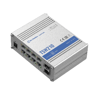 Switch no gestionable TSW210, 8xGbE+2xSFP 1000BaseX-Leer más