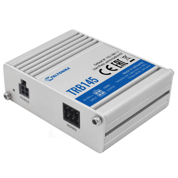 Gateway LTE CAT1 TRB145 con interfaz RS485-Leer más