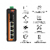 Switch Lite gestionable FR-7S3204P 2 SFP 100/1000M + 4 10/100/1000BaseTX PoE/PoE+