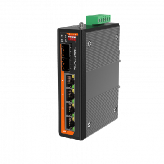 Switch Lite gestionable FR-7S3204P 2 SFP 100/1000M + 4 10/100/1000BaseTX PoE/PoE+-Leer más