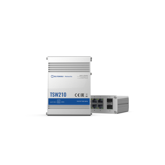 Switch gestionable TSW212, 8xGbE+2xSFP 1000BaseX Switch gestionable TSW212, 8xGbE+2xSFP 1000BaseX-Leer más
