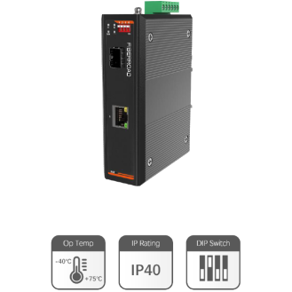 Convertidor de medio Gigabit gestionable FR-6103I-Leer más