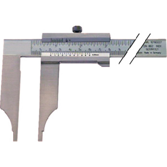Calibre pie de rey de taller ATORN INOX 800 mm, sin puntas ni ajuste fino-Leer más