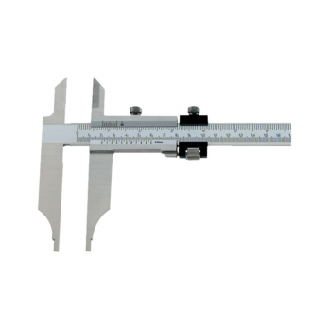 Calibre pie de rey ATORN INOX 1000 mm con puntas, sin ajuste fino, nonio cromad-Leer más