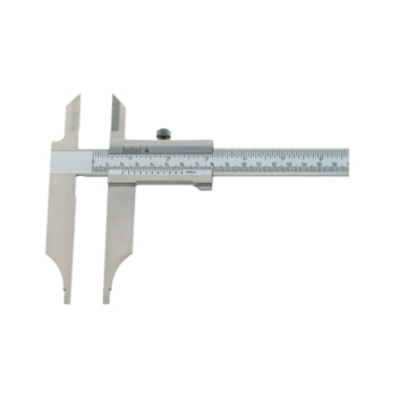 Calibre pie de rey ATORN INOX 300 mm con puntas, sin ajuste fino, nonio cromado-Leer más