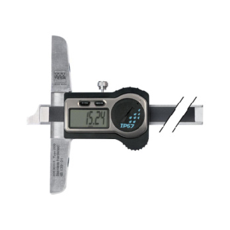Calibres pie de rey elec. , 300 mm, 0,01 mm TWIN-CAL, IP67, carril recto-Leer más