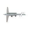 Calibre de profundidad INOX ATORN 200 mm cromado Calibre de profundidad INOX ATORN 200 mm cromado
