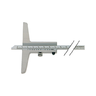 Calibre de profundidad INOX  200 mm puente 100 mm cromado-Leer más