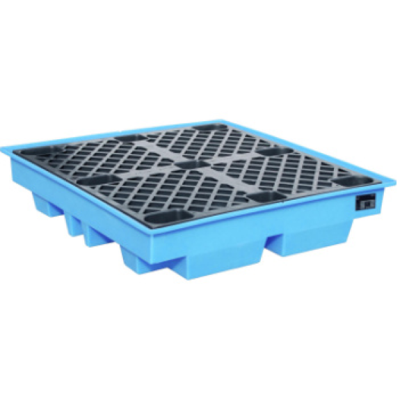 Collectez le plateau, PE, Cubetas de 200 L, 1280x1280x275 mm, volume collecté 230 L-Leggi tutto