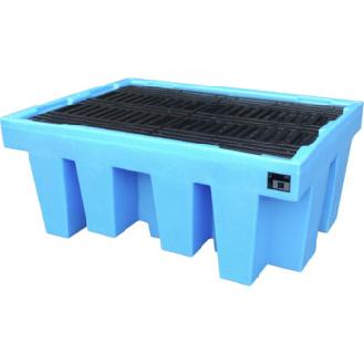 bandeja recogida, PE, IBC de 1000 l, 1760x1350x710 mm, volumen recogida 1100 l-Leer más