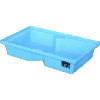 band. recogida, PE, para palets, 600x400x170 mm, volumen recogida de 20 litros band. recogida, PE, para palets, 600x400x170 mm, volumen recogida de 20 litros