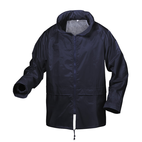 Horsen's Rain Set Marine, Nylon / Vinyl revêtu, Gr.M-Lire la description
