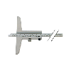 Calibre de profundidad INOX ATORN 500 mm puente 150 mm cromado Calibre de profundidad INOX ATORN 500 mm puente 150 mm cromado