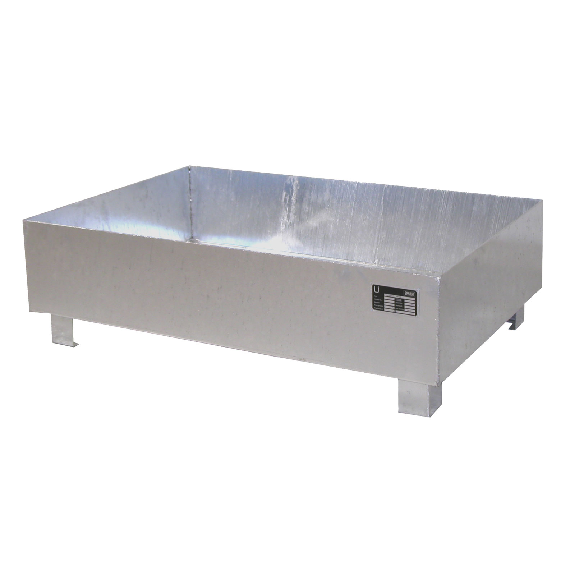 Cubeta colectora galvanizada LxAnxAlt 1200 x 800 x 360 mm sin rejilla Cubeta colectora galvanizada LxAnxAlt 1200 x 800 x 360 mm sin rejilla-Leer más