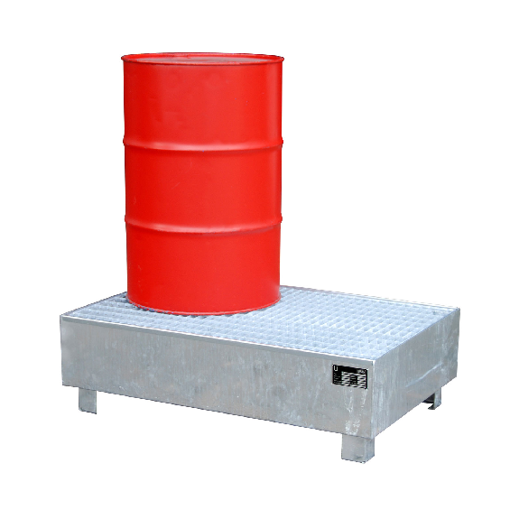 Cubeta colectora galvanizada LxAnxAlt 1200 x 800 x 360 mm con rejilla Cubeta colectora galvanizada LxAnxAlt 1200 x 800 x 360 mm con rejilla-Leer más