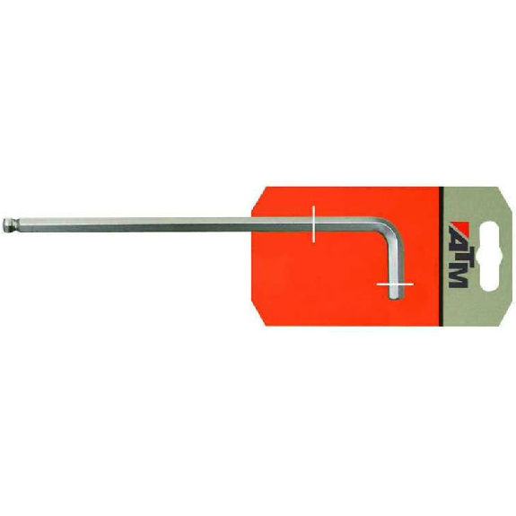 A2218 - Clé de balle extra longue en blister - Sw.10 x 262 mm-Beschreibung lesen