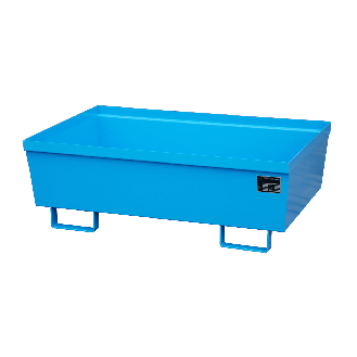 Cubeta colectora sin rejilla LxAnxAlt 1200 x 800 x 415 mm RAL 5012 azul claro-Leer más
