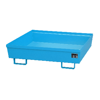 Cubeta colectora sin rejilla LxAnxAlt 1200 x 1200 x 335 mm RAL 5012 azul claro-Leer más