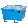 Cubeta colectora con rejilla LxAnxAlt 800 x 800 x 545 mm RAL 5012 azul claro Cubeta colectora con rejilla LxAnxAlt 800 x 800 x 545 mm RAL 5012 azul claro
