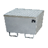 Cubeta colectora con rejilla 800 x 800 x 545 mm, galvanizada Cubeta colectora con rejilla 800 x 800 x 545 mm, galvanizada