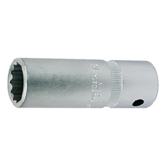 Inserto para llave de vaso ATORN 24 mm 1/2 pulgada, versión larga bi-hexagonal-Leer más