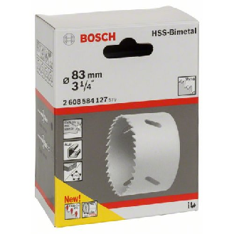 Lochsäge HSS-Bimetall für Standardadapter, 83 mm, 3 1/4"-Beschreibung lesen