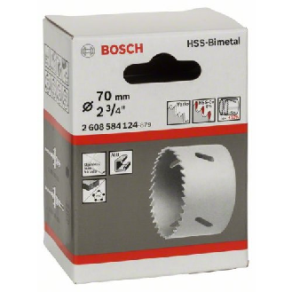 Lochsäge HSS-Bimetall für Standardadapter, 70 mm, 2 3/4"-Beschreibung lesen