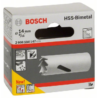 Lochsäge HSS-Bimetall für Standardadapter, 14 mm, 9/16"-Beschreibung lesen