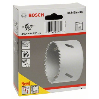 Lochsäge HSS-Bimetall für Standardadapter, 95 mm, 3 3/4"-Beschreibung lesen