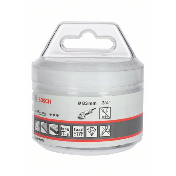 X-LOCK Diamanttrockenbohrer Idéal pour la céramique Vitesse de séchage 83 x 35 83 x 35 mm-Lire la description
