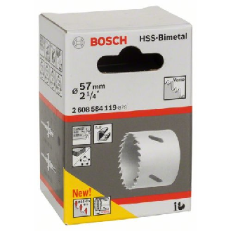 Lochsäge HSS-Bimetall für Standardadapter, 57 mm, 2 1/4"-Beschreibung lesen