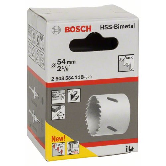 Lochsäge HSS-Bimetall für Standardadapter, 54 mm, 2 1/8"-Beschreibung lesen