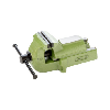 Tornillo de banco paralelo ATORN 150 mm, fundición gris, verde