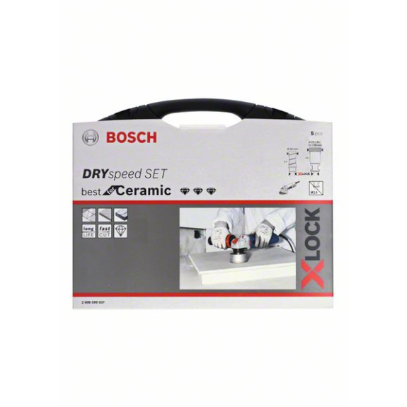 Diamantbohrkronen-Set X-LOCK für schnelles Bohren Diamantbohrkronen-Set X-LOCK für schnelles Bohren-Beschreibung lesen