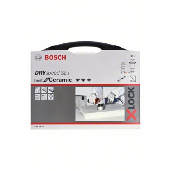 Diamantbohrkronen-Set X-LOCK für schnelles Bohren Diamantbohrkronen-Set X-LOCK für schnelles Bohren-Beschreibung lesen